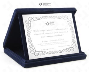 Placa Com Estojo LUXO – Honra Ao Mérito