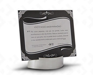 Placa Com Base Expositora – Honra Ao Mérito