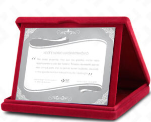 Placa Com Estojo LUXO – Honra Ao Mérito
